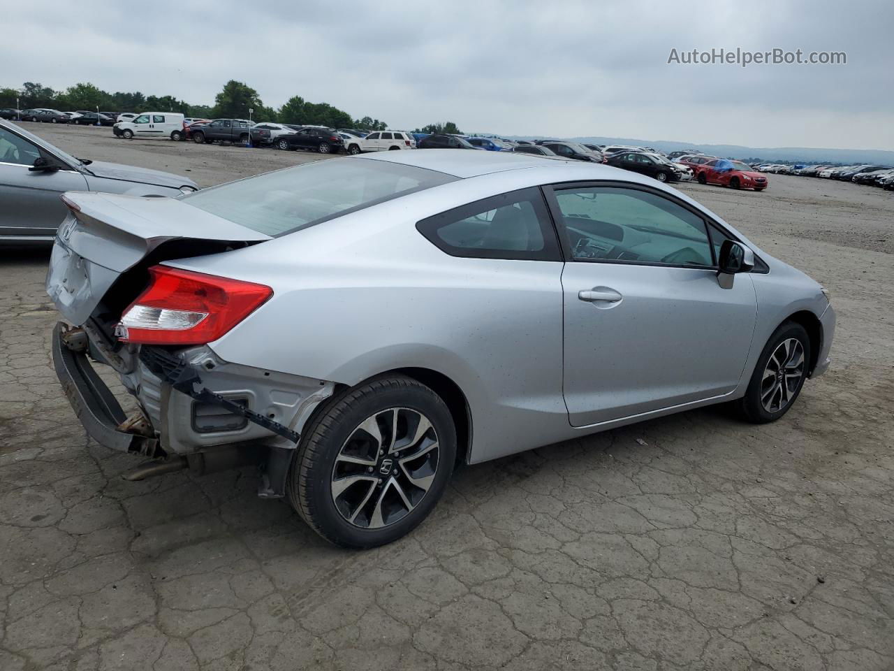 2013 Honda Civic Ex Silver vin: 2HGFG3B83DH528953