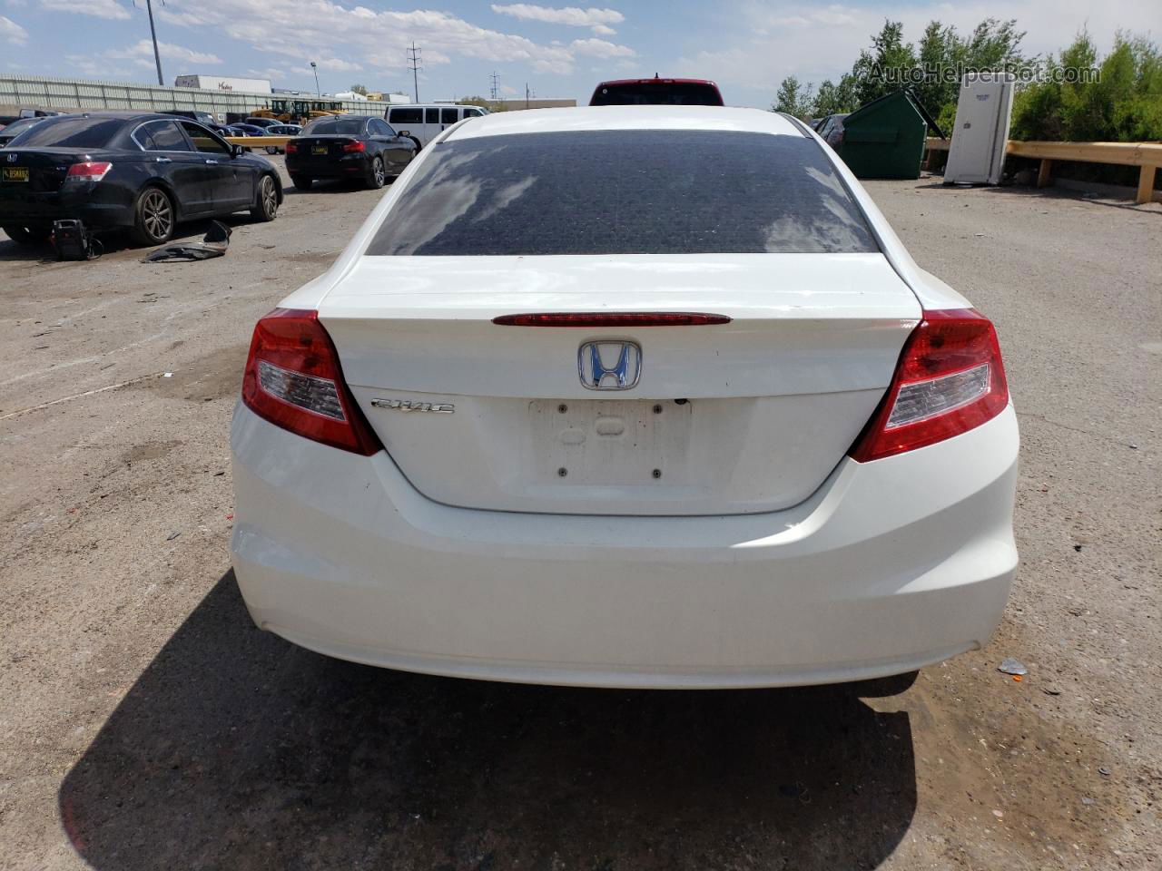 2013 Honda Civic Ex White vin: 2HGFG3B84DH509487