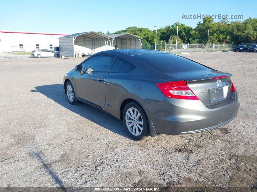 2012 Honda Civic Ex Gray vin: 2HGFG3B85CH510419