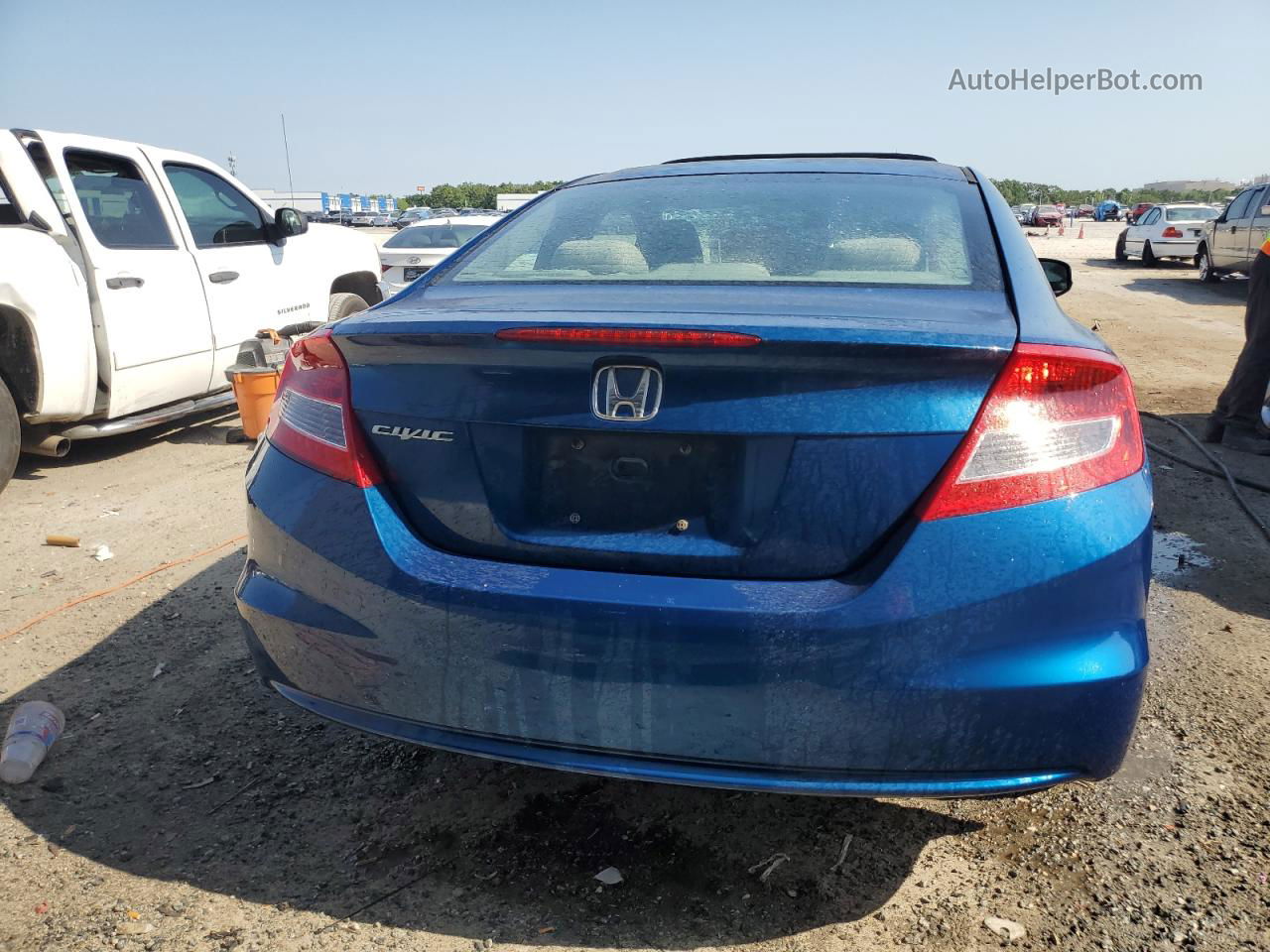 2012 Honda Civic Ex Blue vin: 2HGFG3B86CH533806