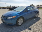 2012 Honda Civic Ex Синий vin: 2HGFG3B86CH535717