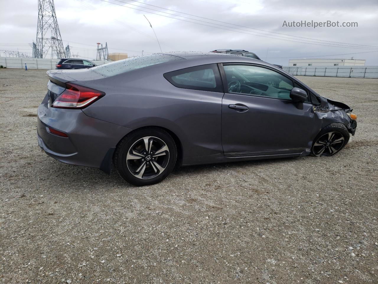 2015 Honda Civic Ex Gray vin: 2HGFG3B86FH528173