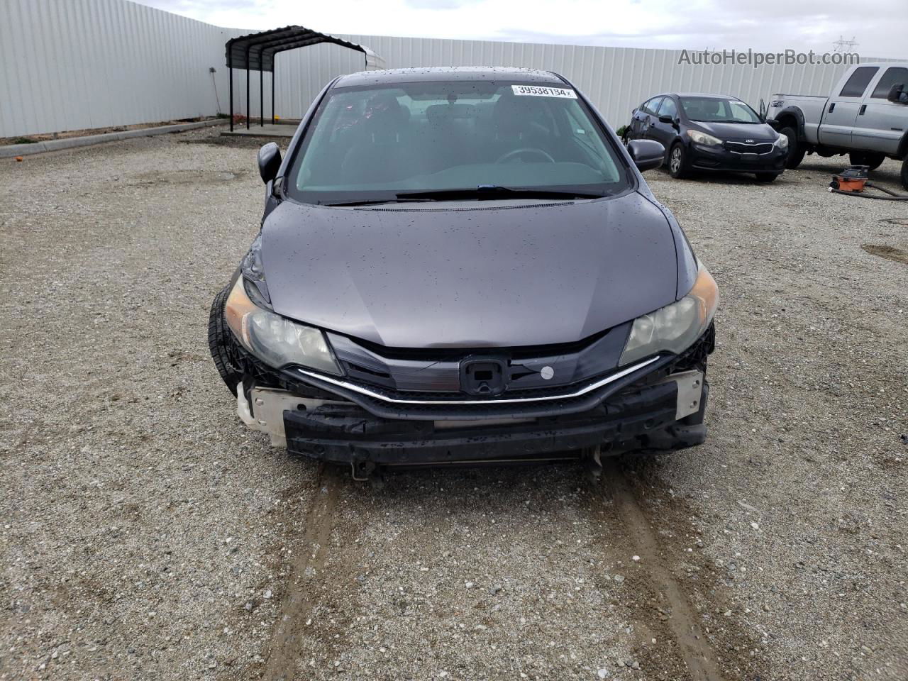 2015 Honda Civic Ex Gray vin: 2HGFG3B86FH528173