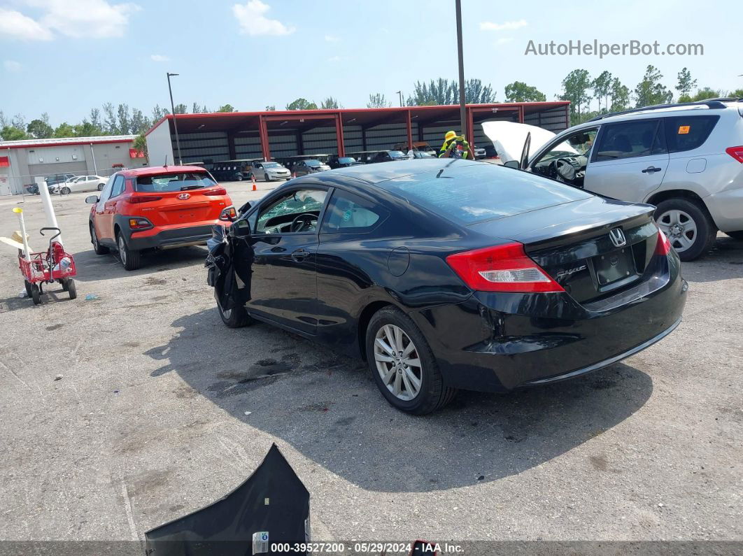 2012 Honda Civic Ex Black vin: 2HGFG3B87CH507344