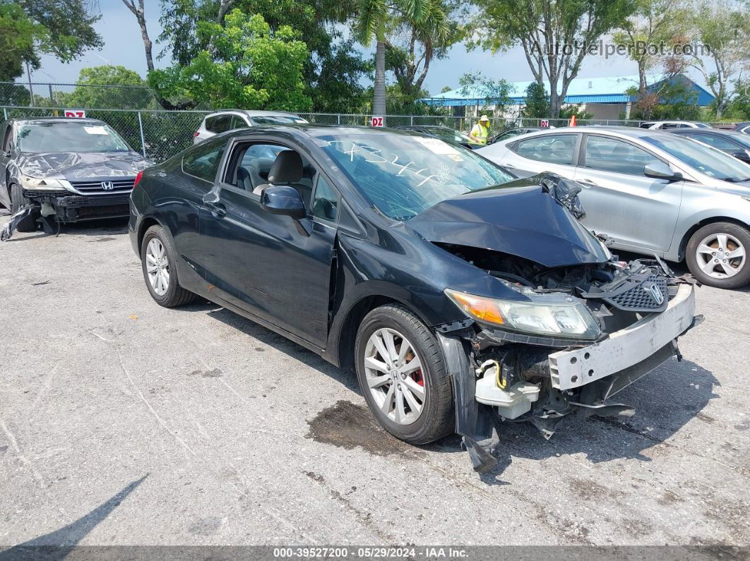 2012 Honda Civic Ex Black vin: 2HGFG3B87CH507344