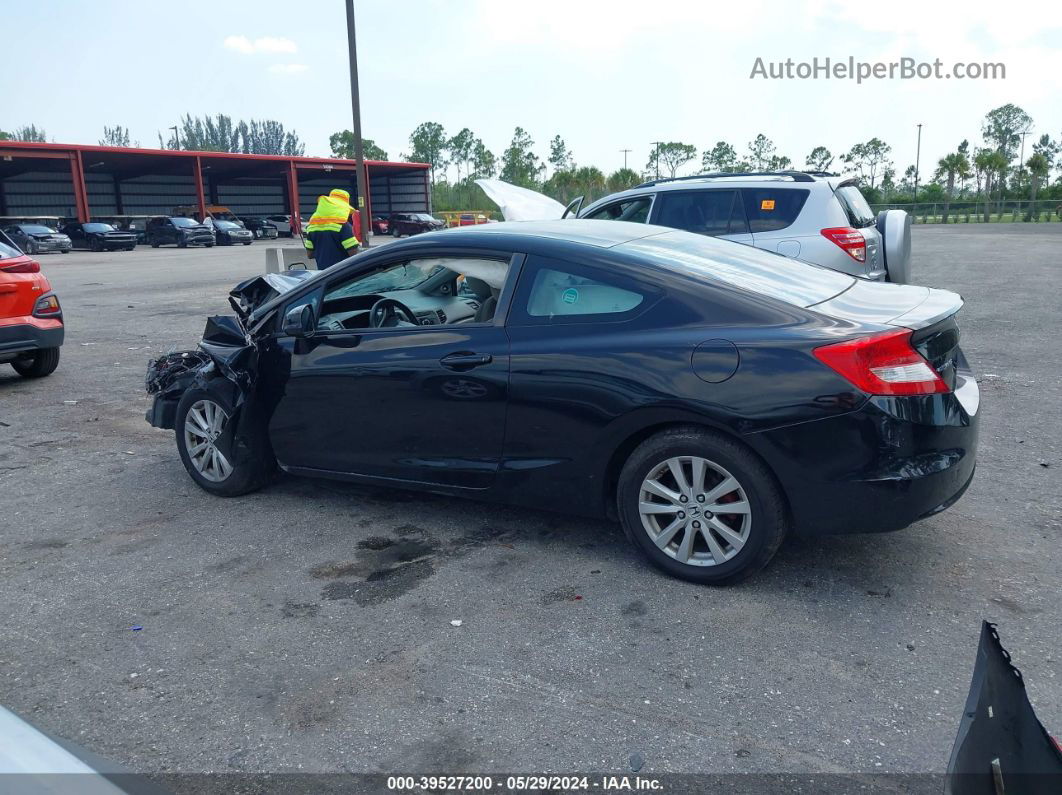 2012 Honda Civic Ex Black vin: 2HGFG3B87CH507344