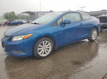 2012 Honda Civic Ex Blue vin: 2HGFG3B87CH530025