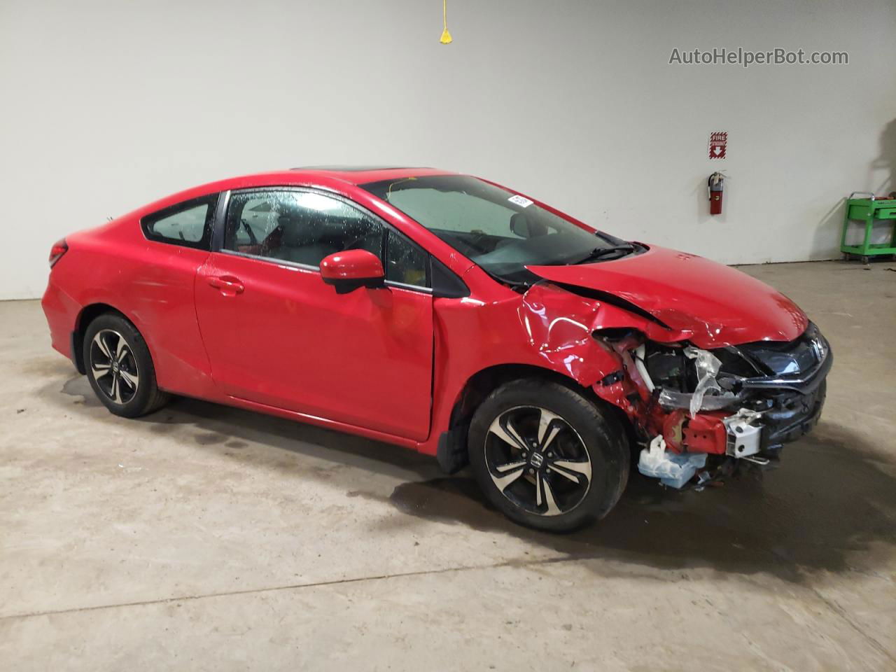 2015 Honda Civic Ex Red vin: 2HGFG3B87FH508238