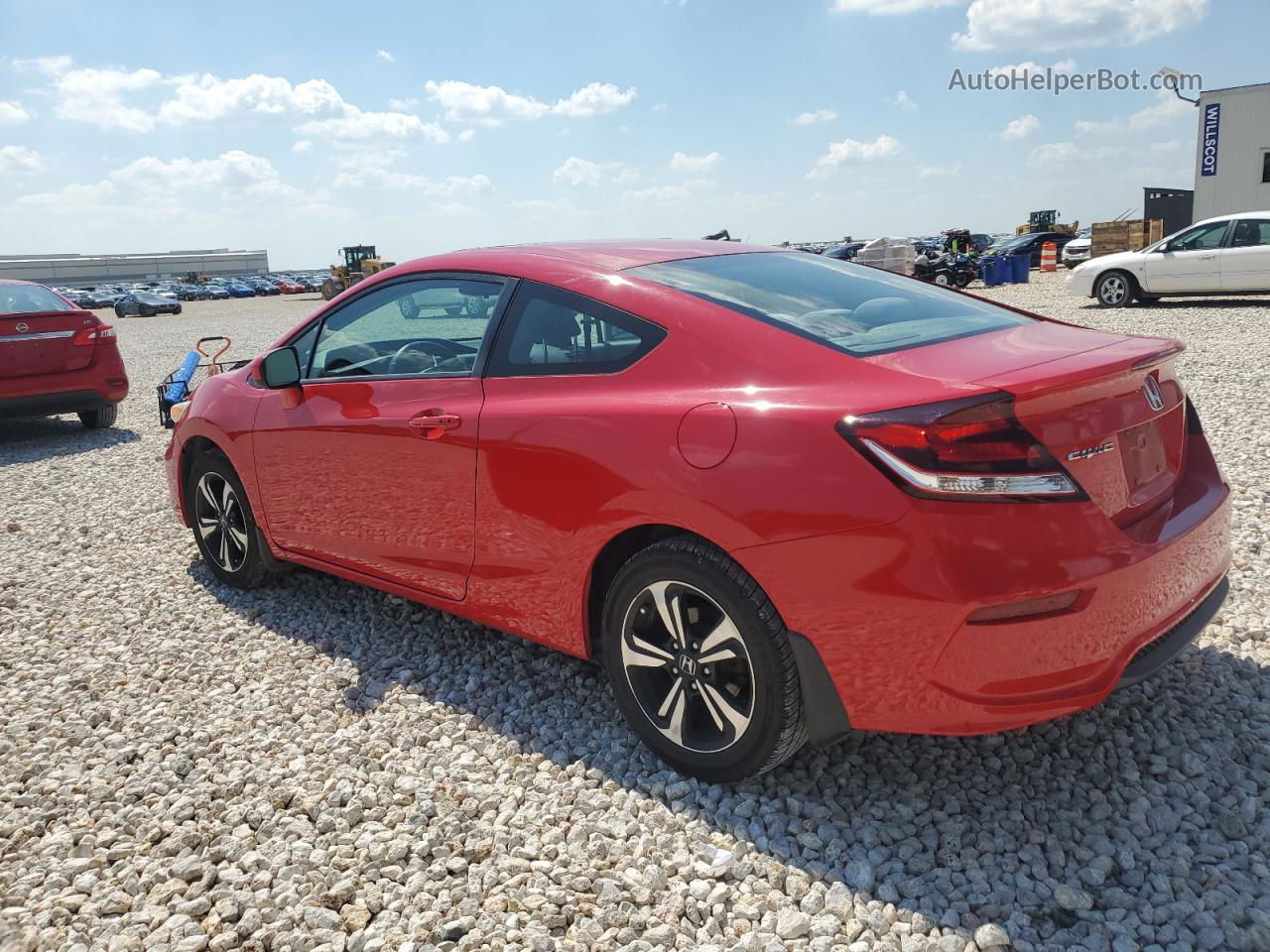 2014 Honda Civic Ex Красный vin: 2HGFG3B88EH516198