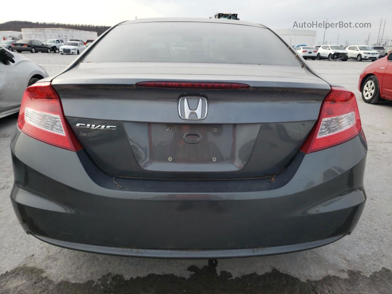 2012 Honda Civic Ex Gray vin: 2HGFG3B89CH527725