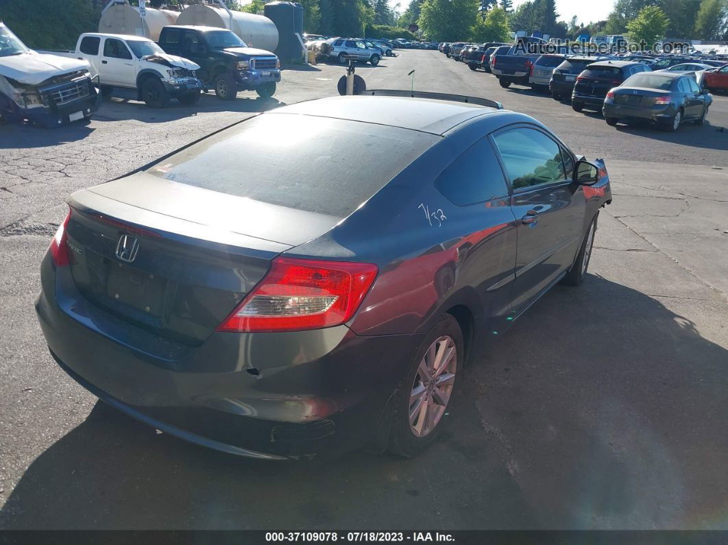 2012 Honda Civic Cpe Ex Gray vin: 2HGFG3B89CH542435