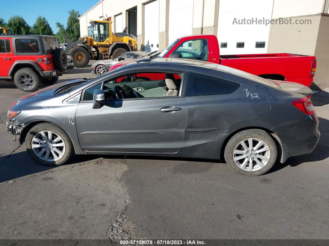 2012 Honda Civic Cpe Ex Gray vin: 2HGFG3B89CH542435