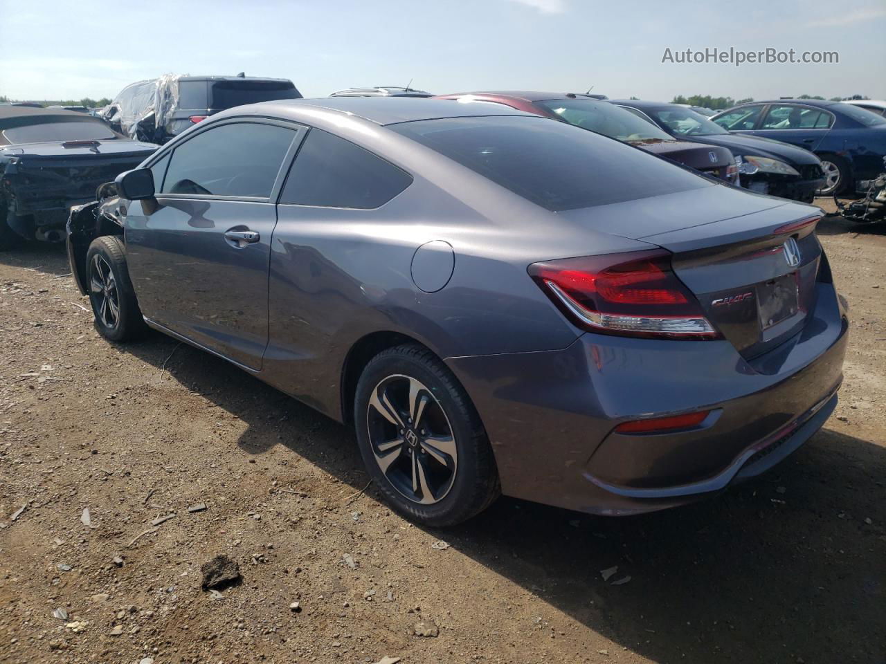 2015 Honda Civic Ex Серый vin: 2HGFG3B89FH507527