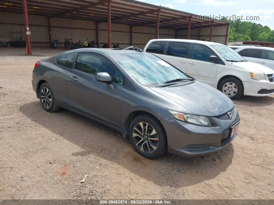 2013 Honda Civic Ex Gray vin: 2HGFG3B8XDH511793