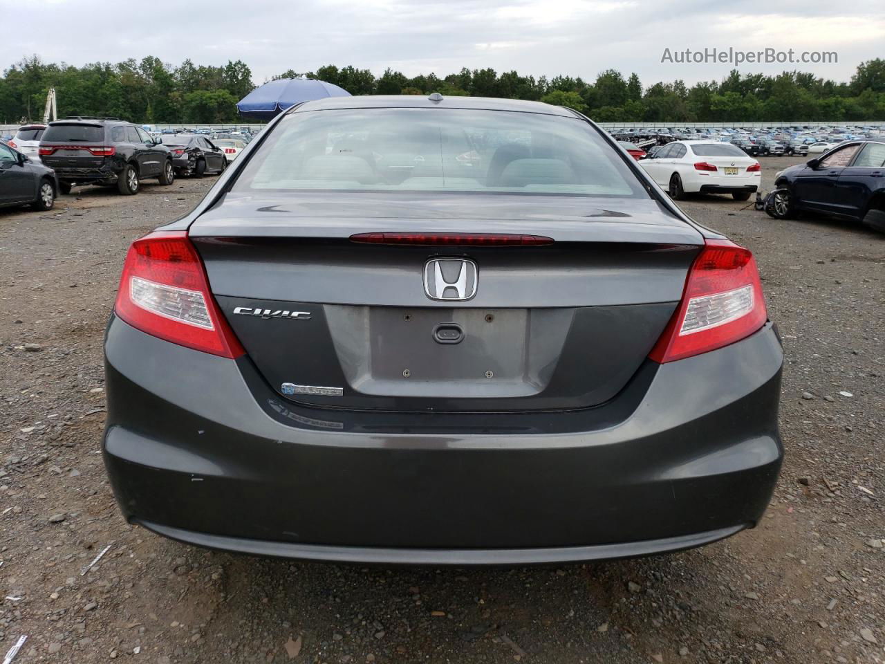 2012 Honda Civic Exl Серый vin: 2HGFG3B99CH519746