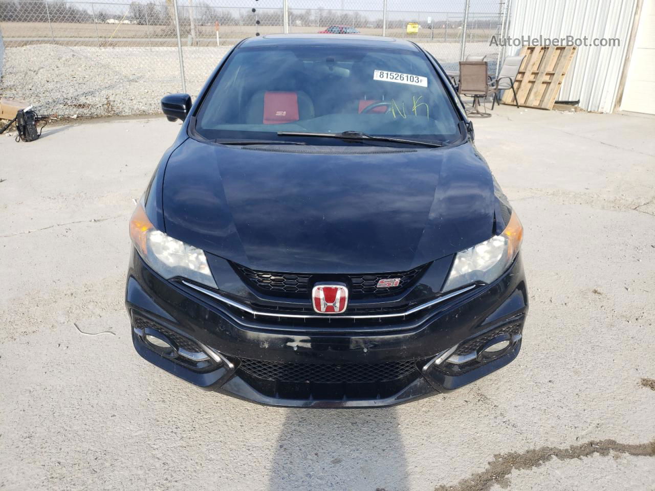 2014 Honda Civic Si Black vin: 2HGFG4A50EH700712