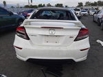 2014 Honda Civic Si White vin: 2HGFG4A50EH702380