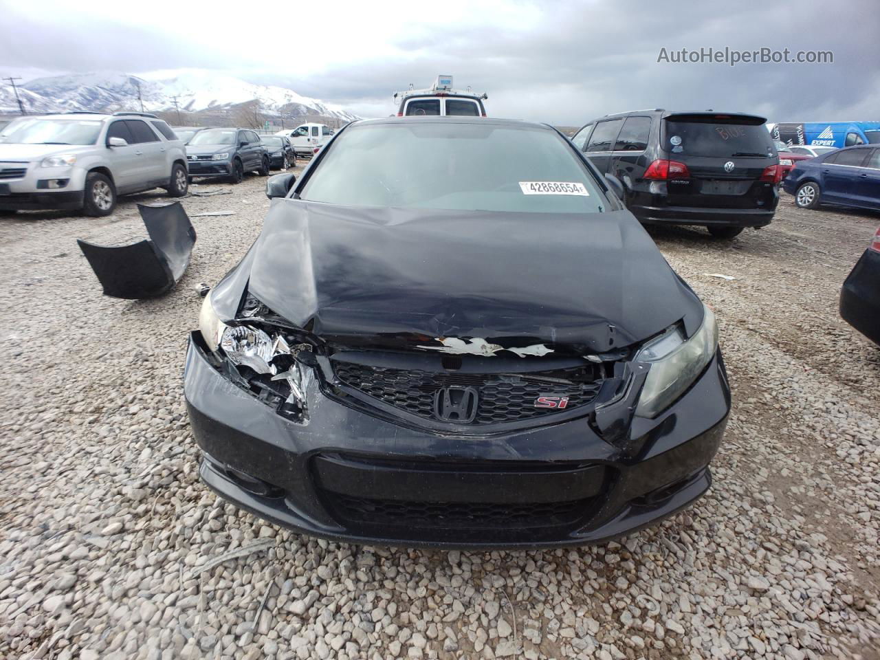 2013 Honda Civic Si Черный vin: 2HGFG4A51DH706825