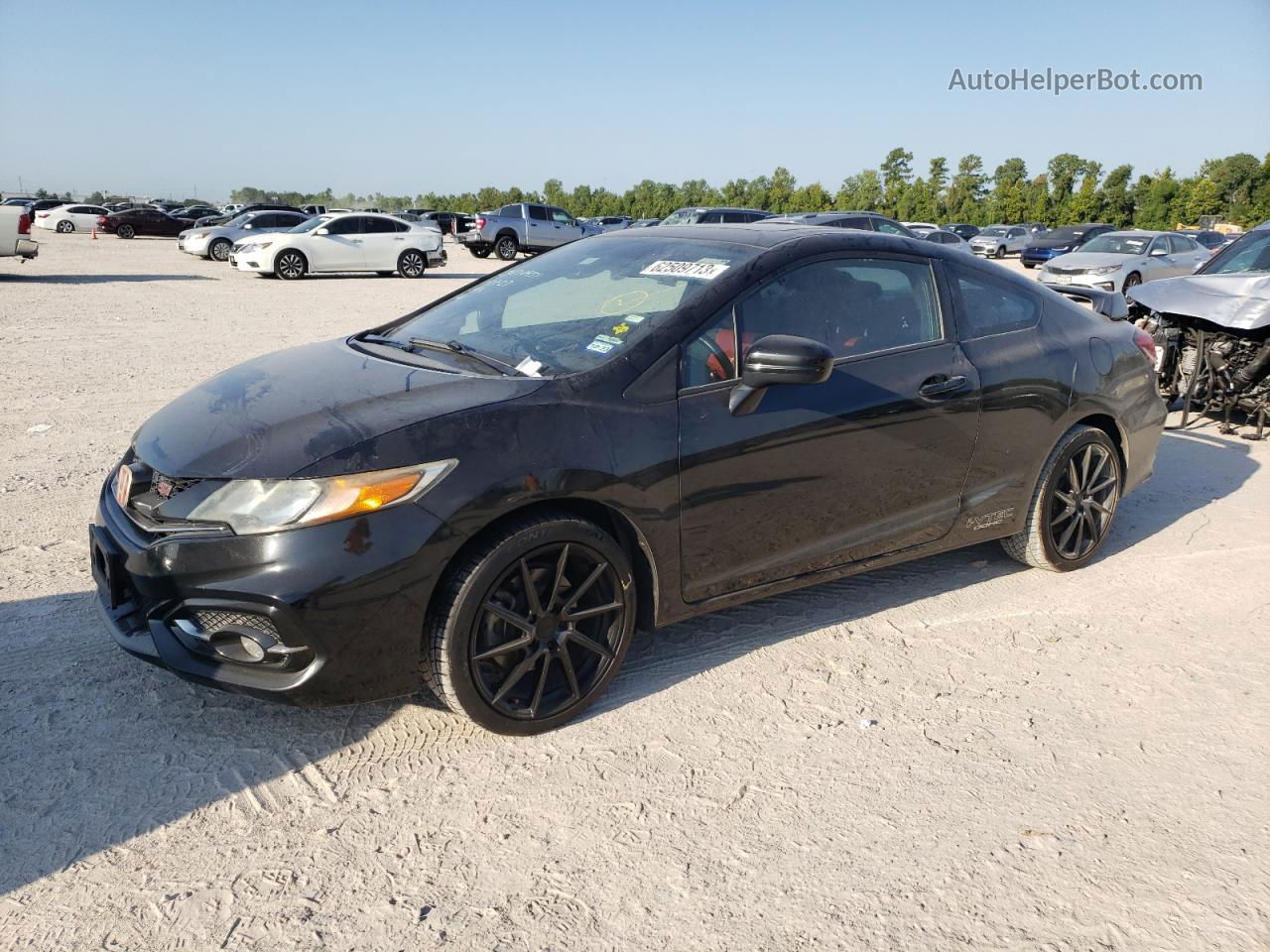 2014 Honda Civic Si Black vin: 2HGFG4A51EH700489