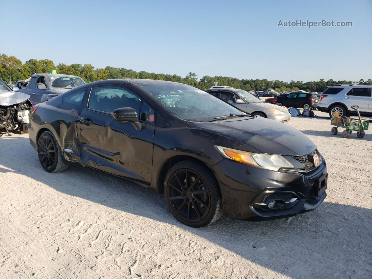 2014 Honda Civic Si Black vin: 2HGFG4A51EH700489