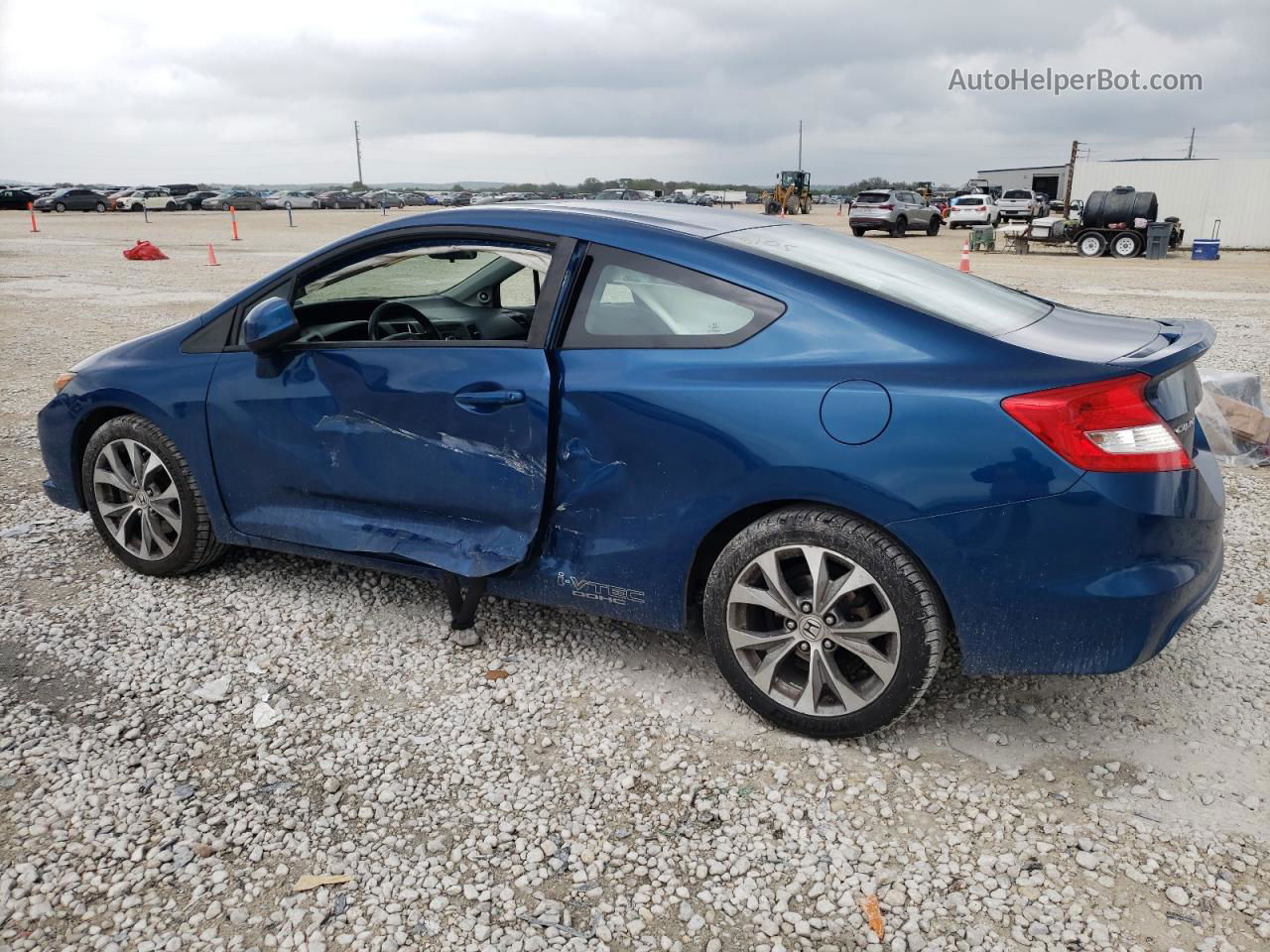 2012 Honda Civic Si Blue vin: 2HGFG4A52CH706105