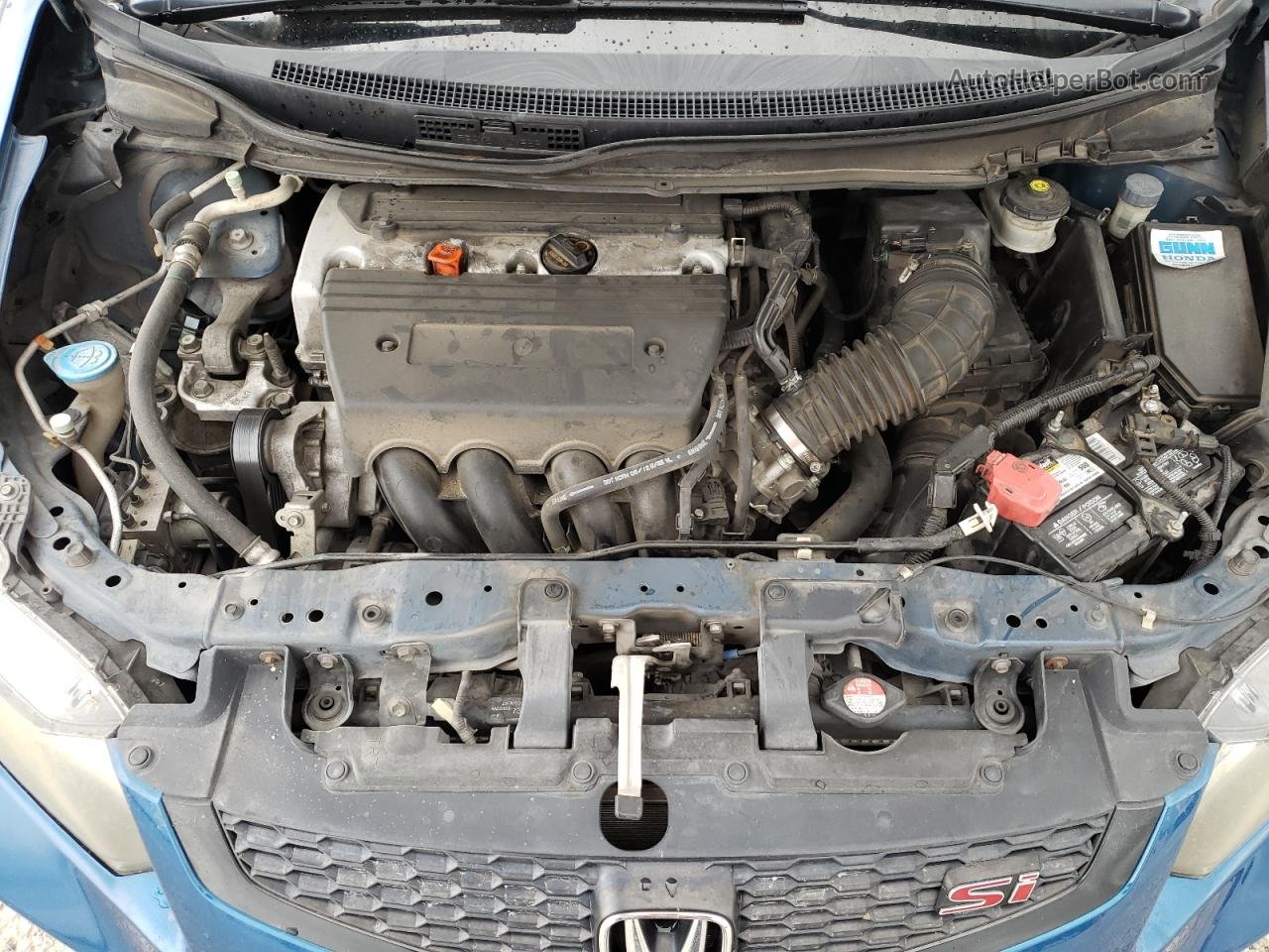 2012 Honda Civic Si Синий vin: 2HGFG4A52CH706105