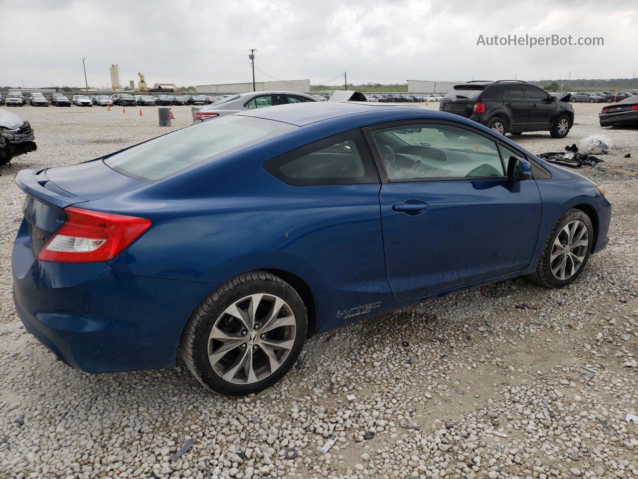 2012 Honda Civic Si Blue vin: 2HGFG4A52CH706105