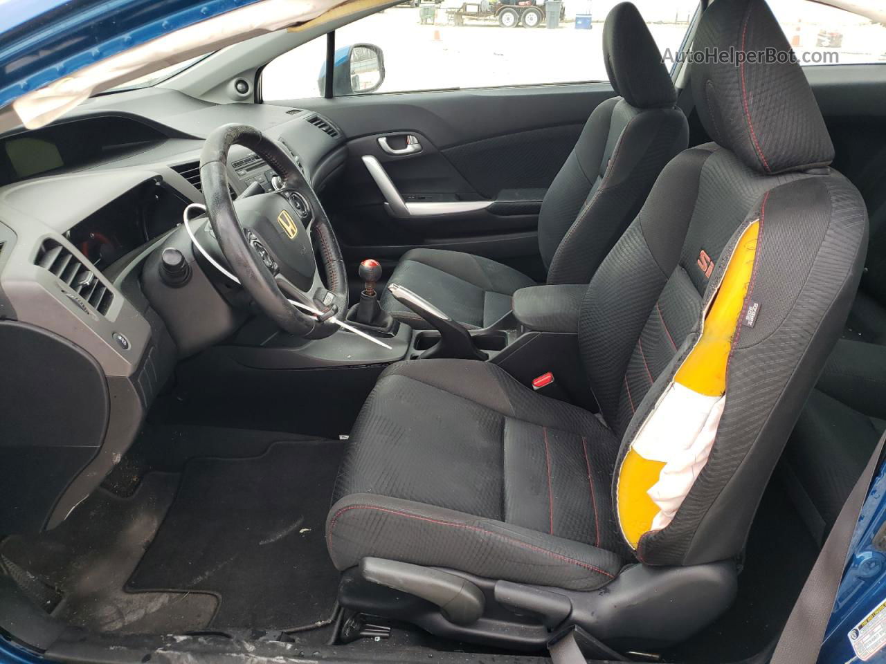 2012 Honda Civic Si Синий vin: 2HGFG4A52CH706105