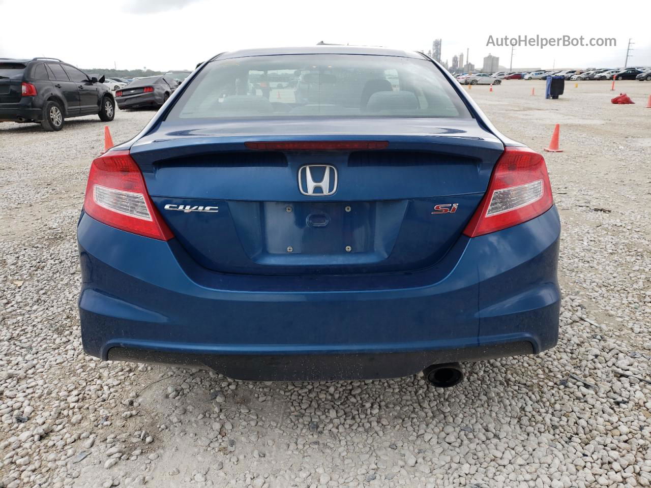 2012 Honda Civic Si Синий vin: 2HGFG4A52CH706105