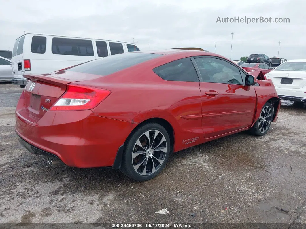 2013 Honda Civic Si Orange vin: 2HGFG4A52DH703609