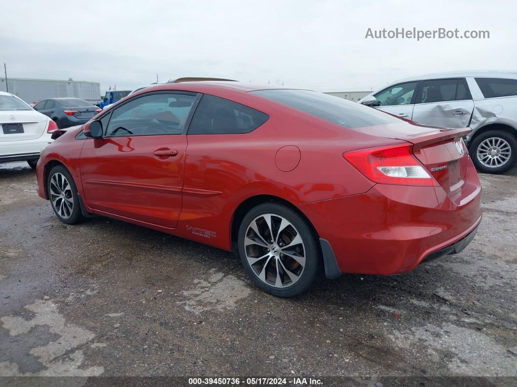 2013 Honda Civic Si Orange vin: 2HGFG4A52DH703609