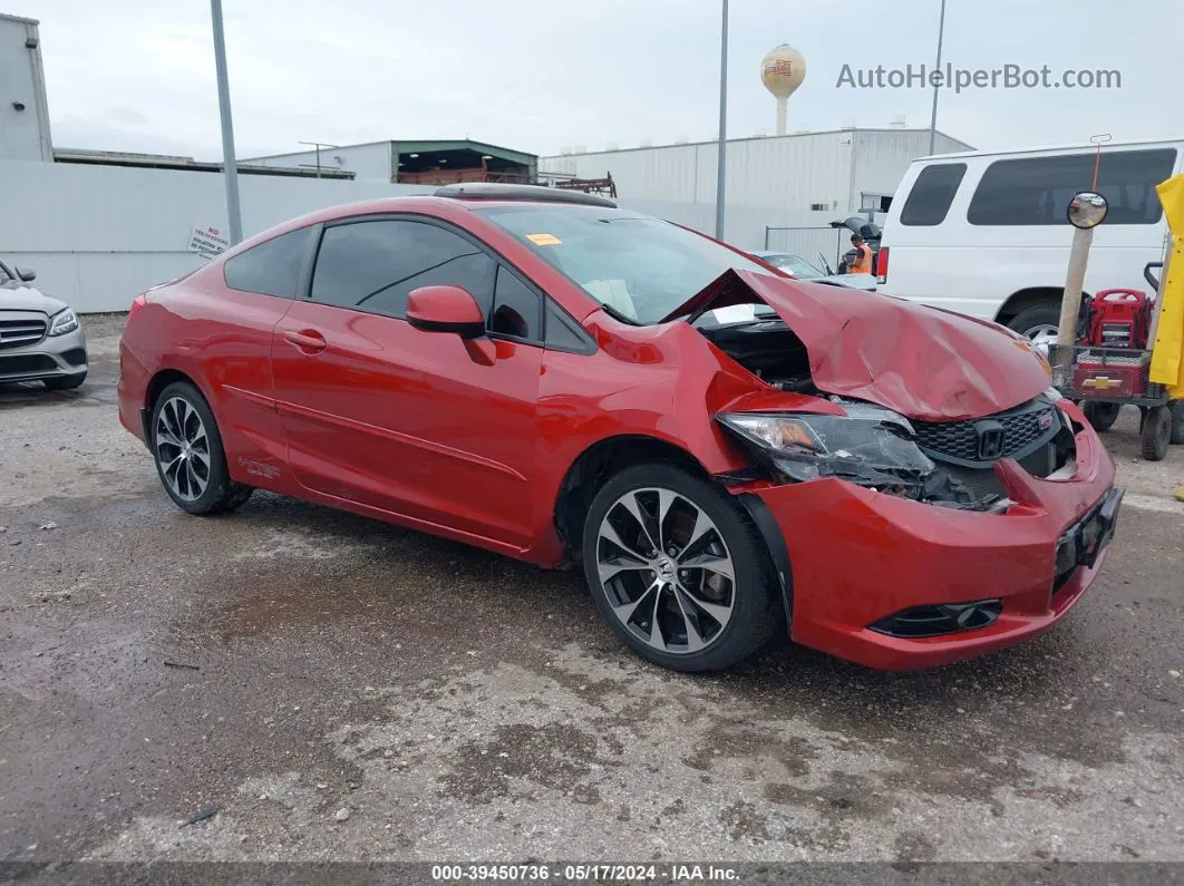 2013 Honda Civic Si Orange vin: 2HGFG4A52DH703609