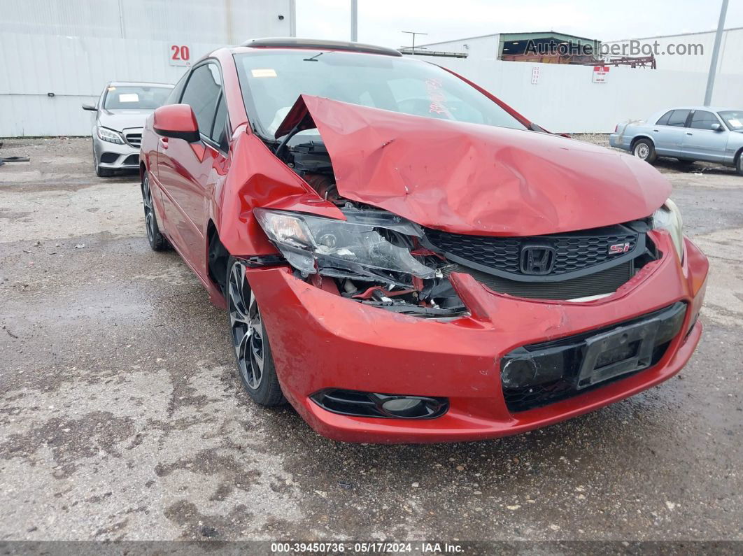 2013 Honda Civic Si Orange vin: 2HGFG4A52DH703609