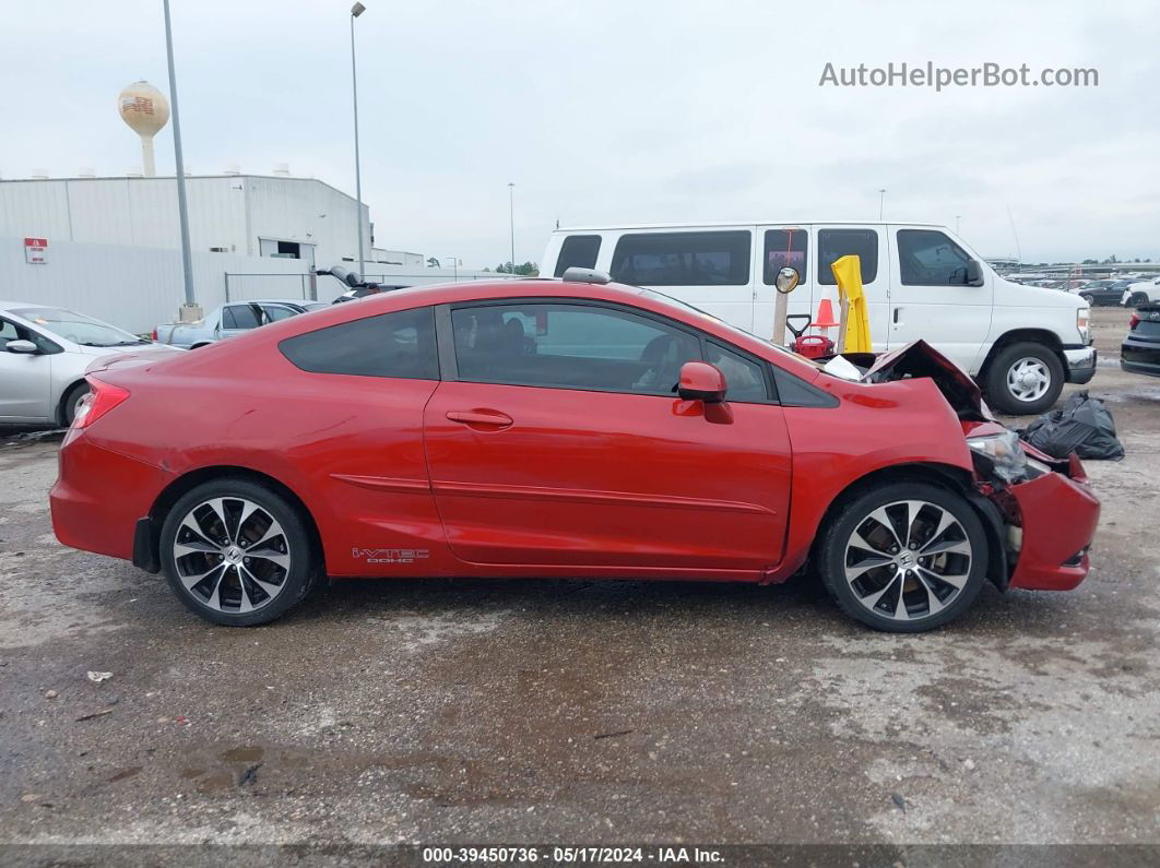 2013 Honda Civic Si Orange vin: 2HGFG4A52DH703609