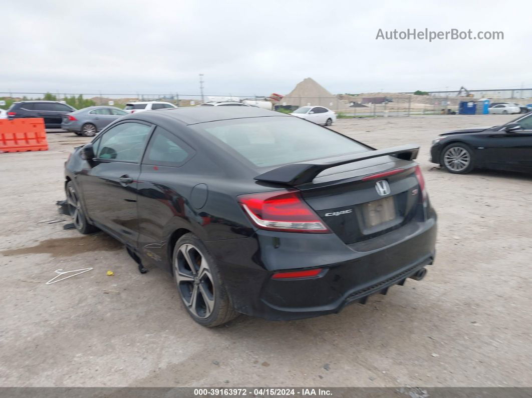 2015 Honda Civic Si Black vin: 2HGFG4A52FH700714