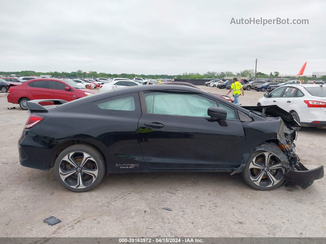 2015 Honda Civic Si Black vin: 2HGFG4A52FH700714