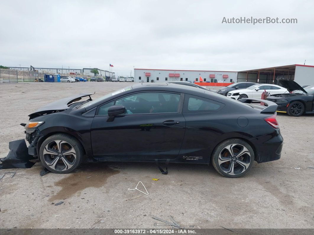 2015 Honda Civic Si Black vin: 2HGFG4A52FH700714