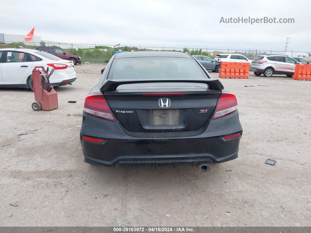 2015 Honda Civic Si Черный vin: 2HGFG4A52FH700714