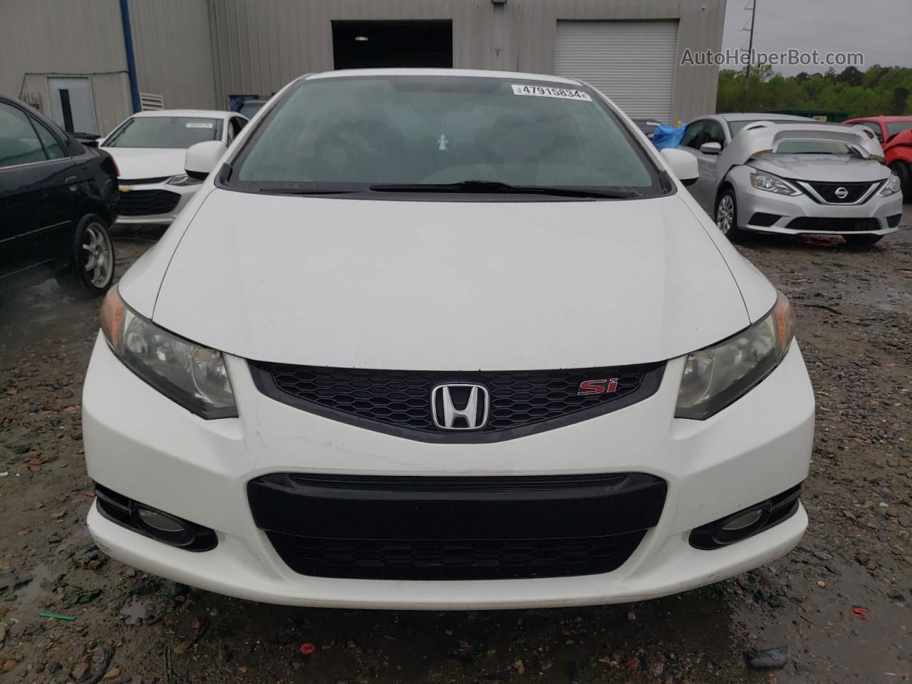 2012 Honda Civic Si White vin: 2HGFG4A53CH700362