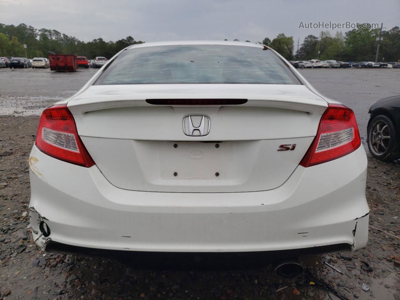 2012 Honda Civic Si White vin: 2HGFG4A53CH700362