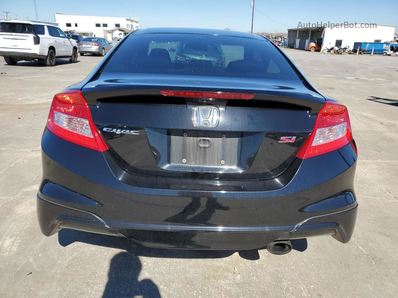 2012 Honda Civic Si Black vin: 2HGFG4A54CH700712