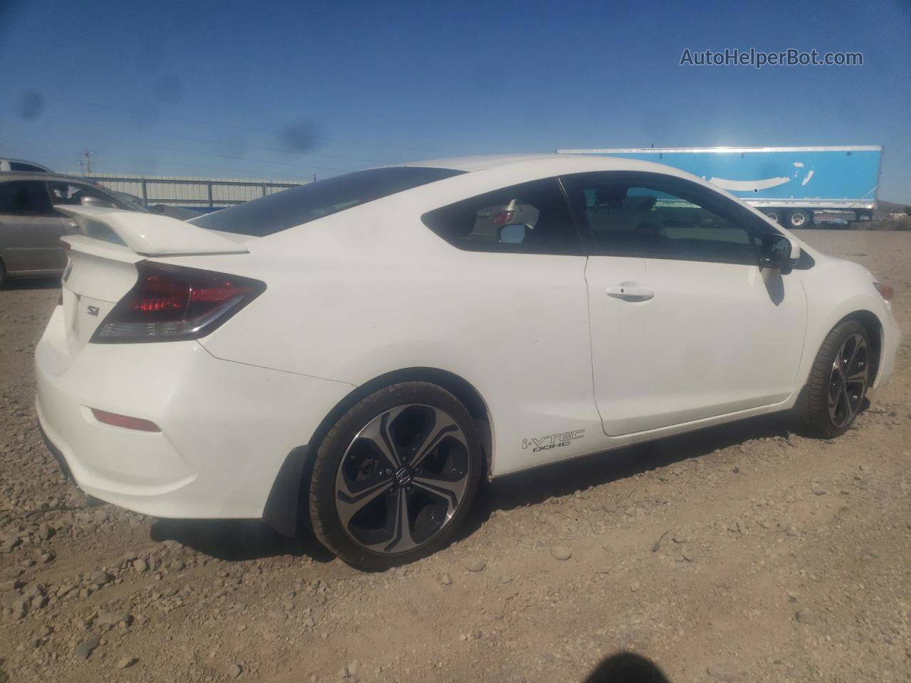 2015 Honda Civic Si White vin: 2HGFG4A54FH702867