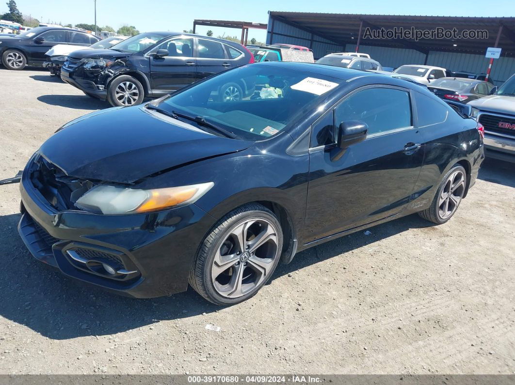 2015 Honda Civic Si Black vin: 2HGFG4A55FH701355