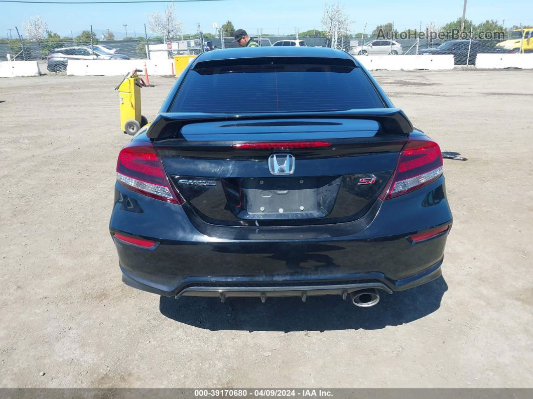 2015 Honda Civic Si Black vin: 2HGFG4A55FH701355