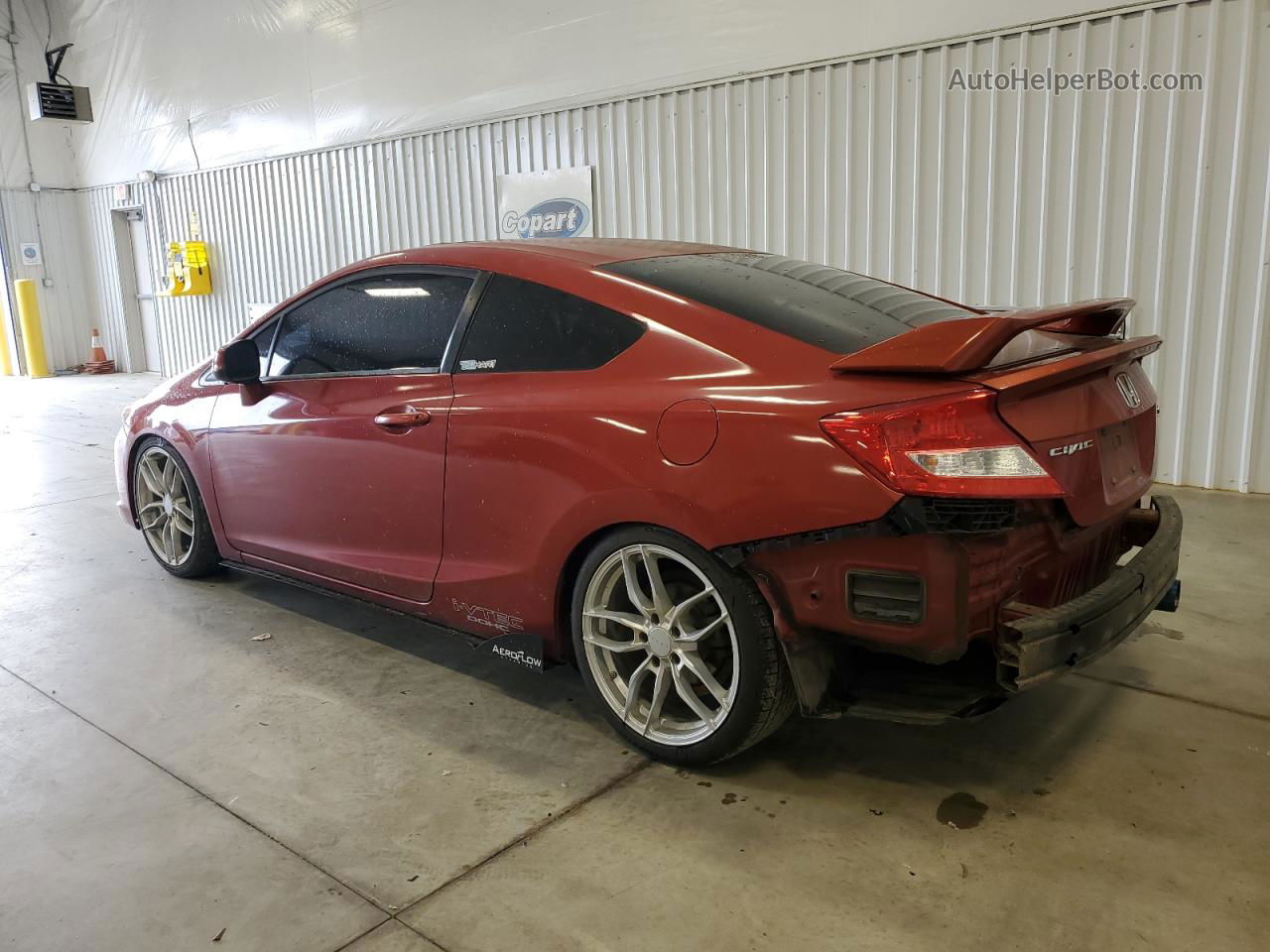 2012 Honda Civic Si Orange vin: 2HGFG4A56CH704292