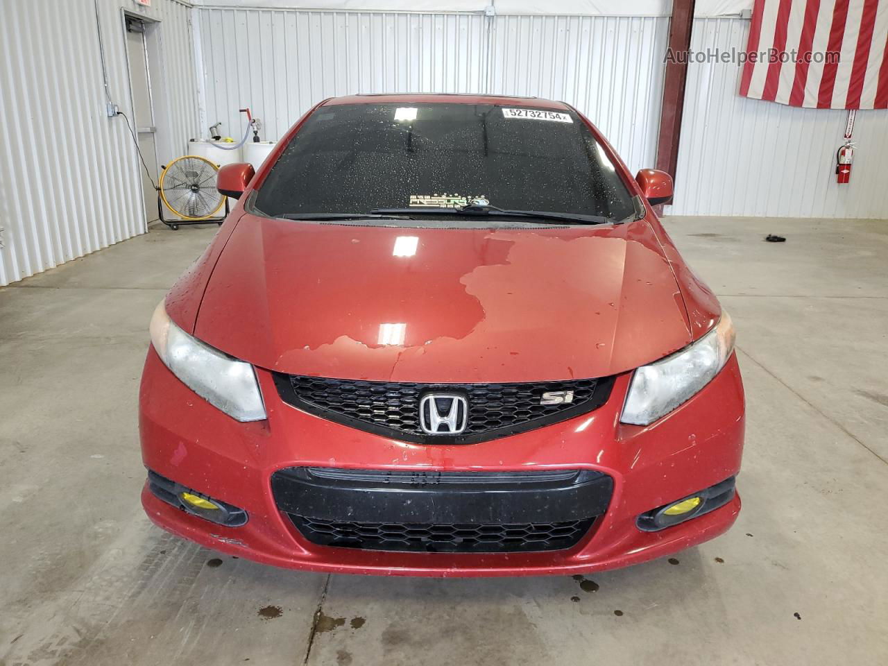 2012 Honda Civic Si Orange vin: 2HGFG4A56CH704292