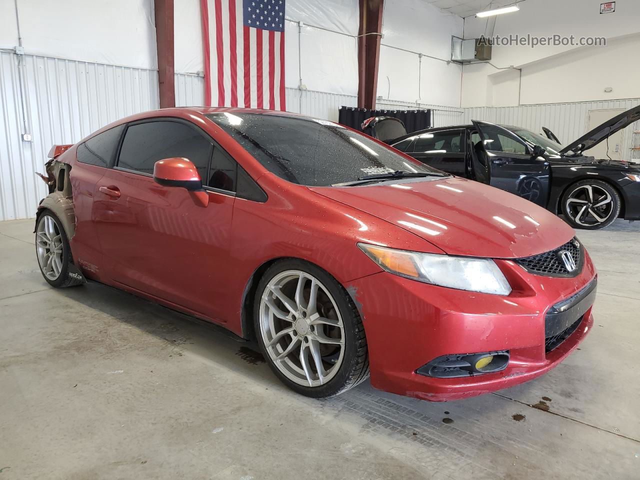 2012 Honda Civic Si Orange vin: 2HGFG4A56CH704292