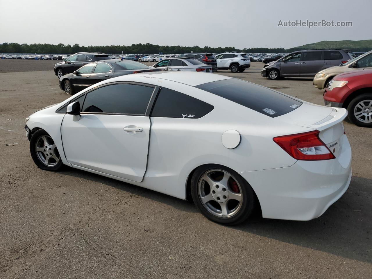 2013 Honda Civic Si White vin: 2HGFG4A56DH704648