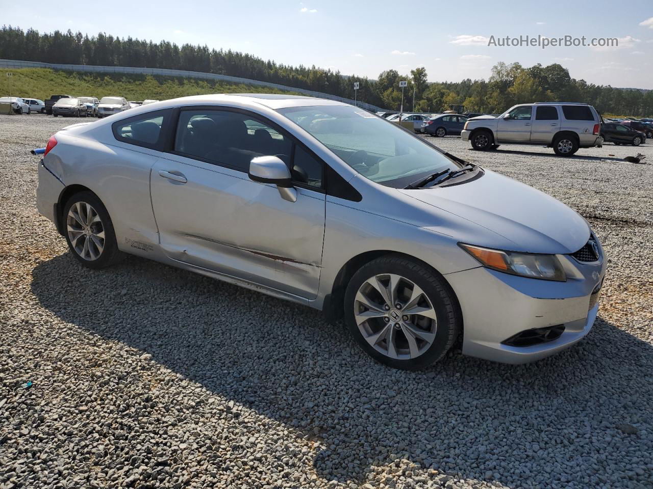 2012 Honda Civic Si Silver vin: 2HGFG4A57CH705712