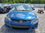 2013 Honda Civic Si Blue vin: 2HGFG4A58DH703792